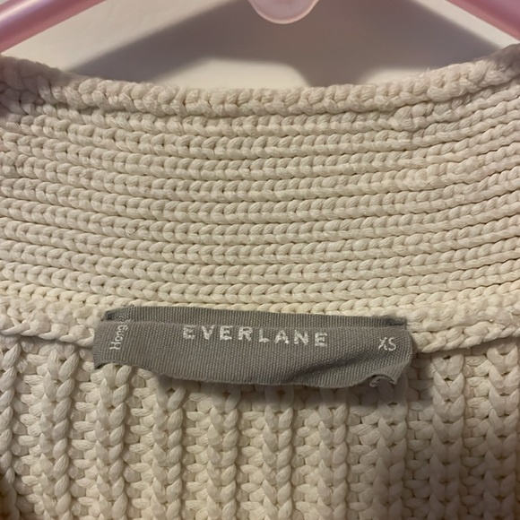 Everlane Cream Cardigan Sweater - Picture 4 of 6